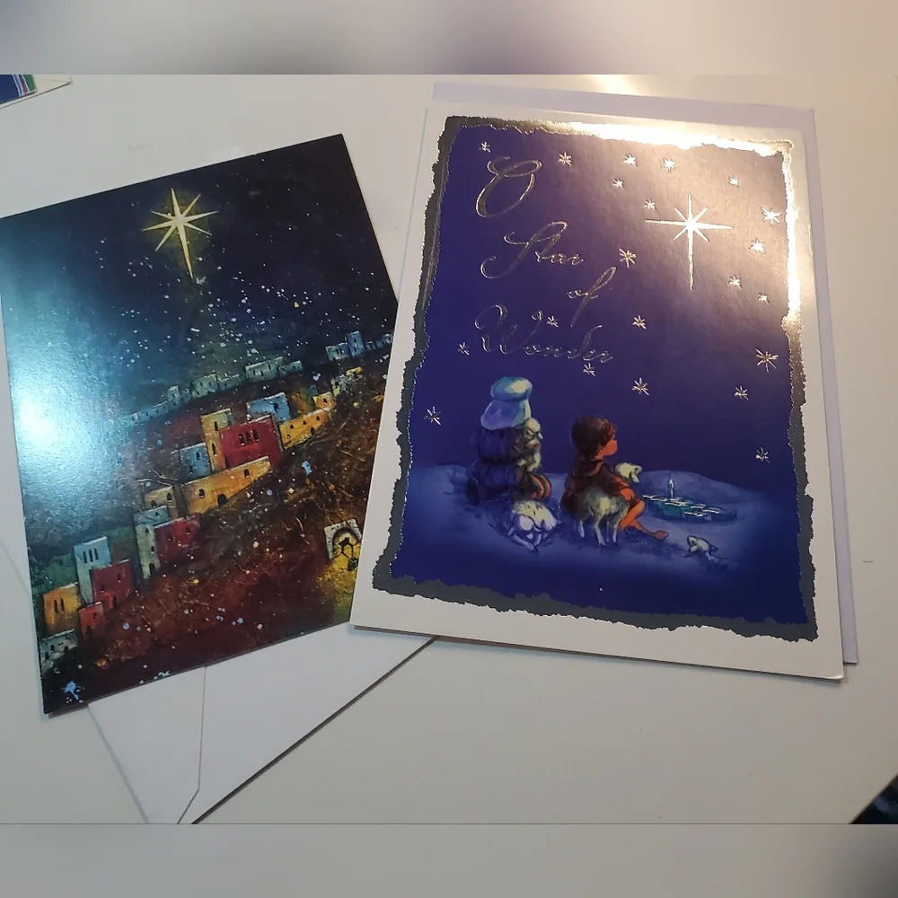 Collection of 20 Christmas Greeting Cards with envelopes